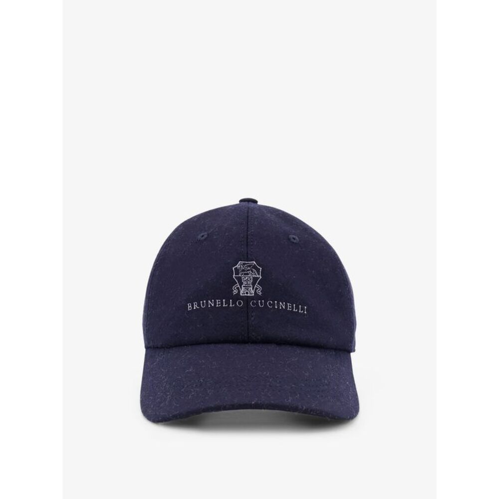 Brunello Cucinelli Men Virgin Wool Baseball Hat